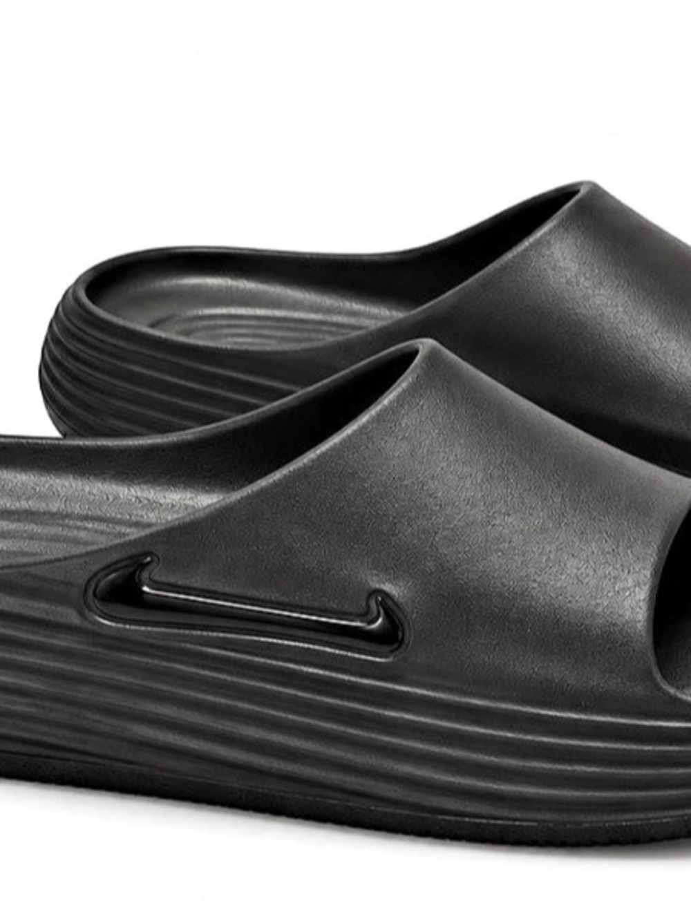 Crocs Mellow Slide Platform Slide Sandals in Black US 8 NWT